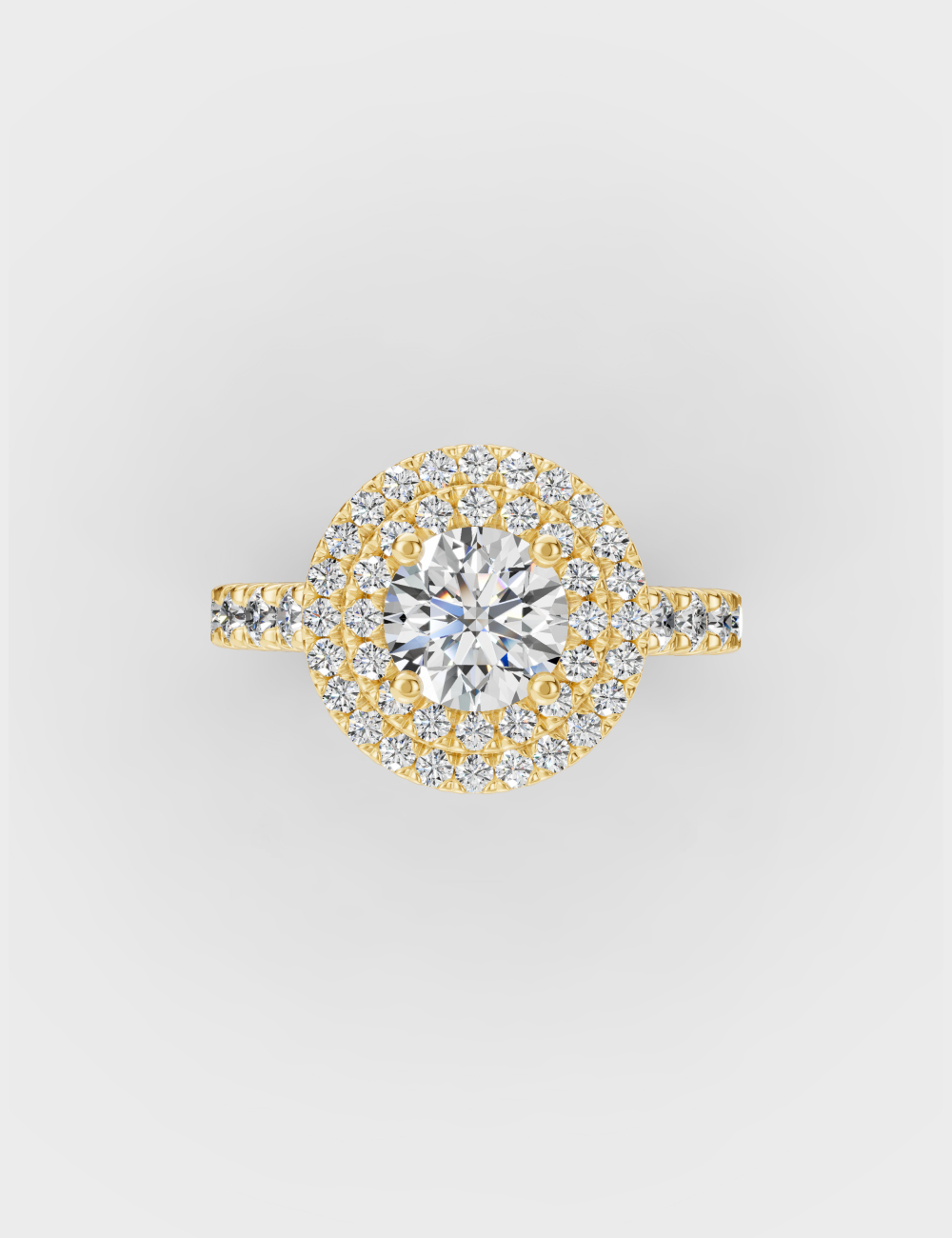 Glorious Gleam Diamond Ring 1.69 carat FG-VVS, Yellow Gold, large, image 3