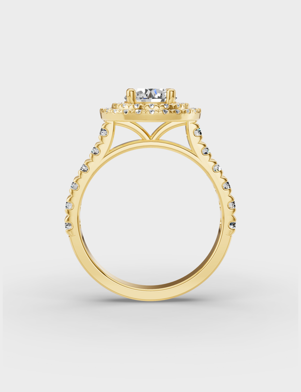 Glorious Gleam Diamond Ring 1.69 carat FG-VVS, Yellow Gold, large, image 4