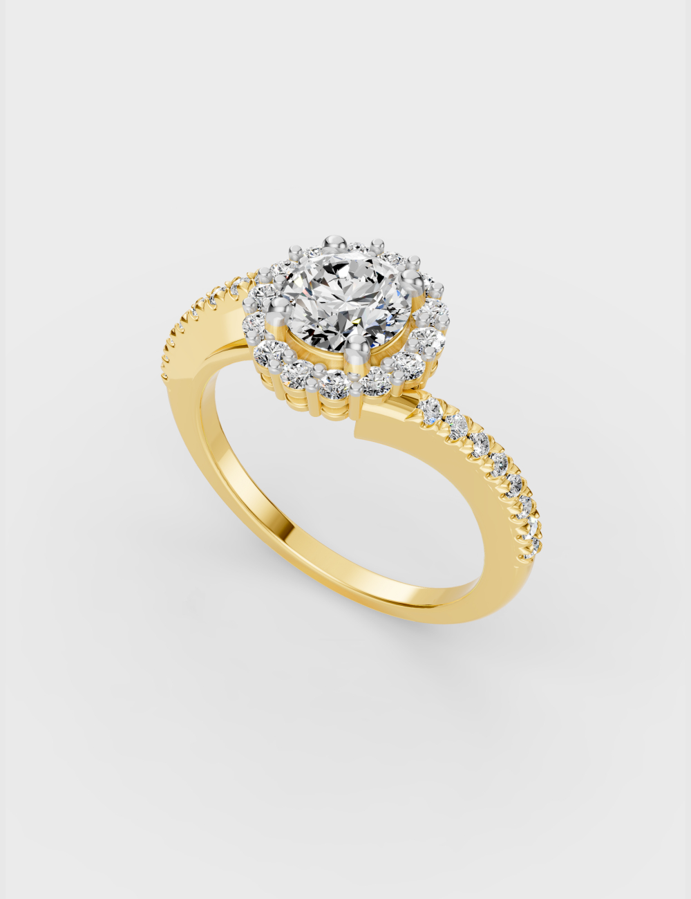 Radiant Beauty Diamond Ring 1.89 carat FG-VVS, Yellow Gold, large, image 1