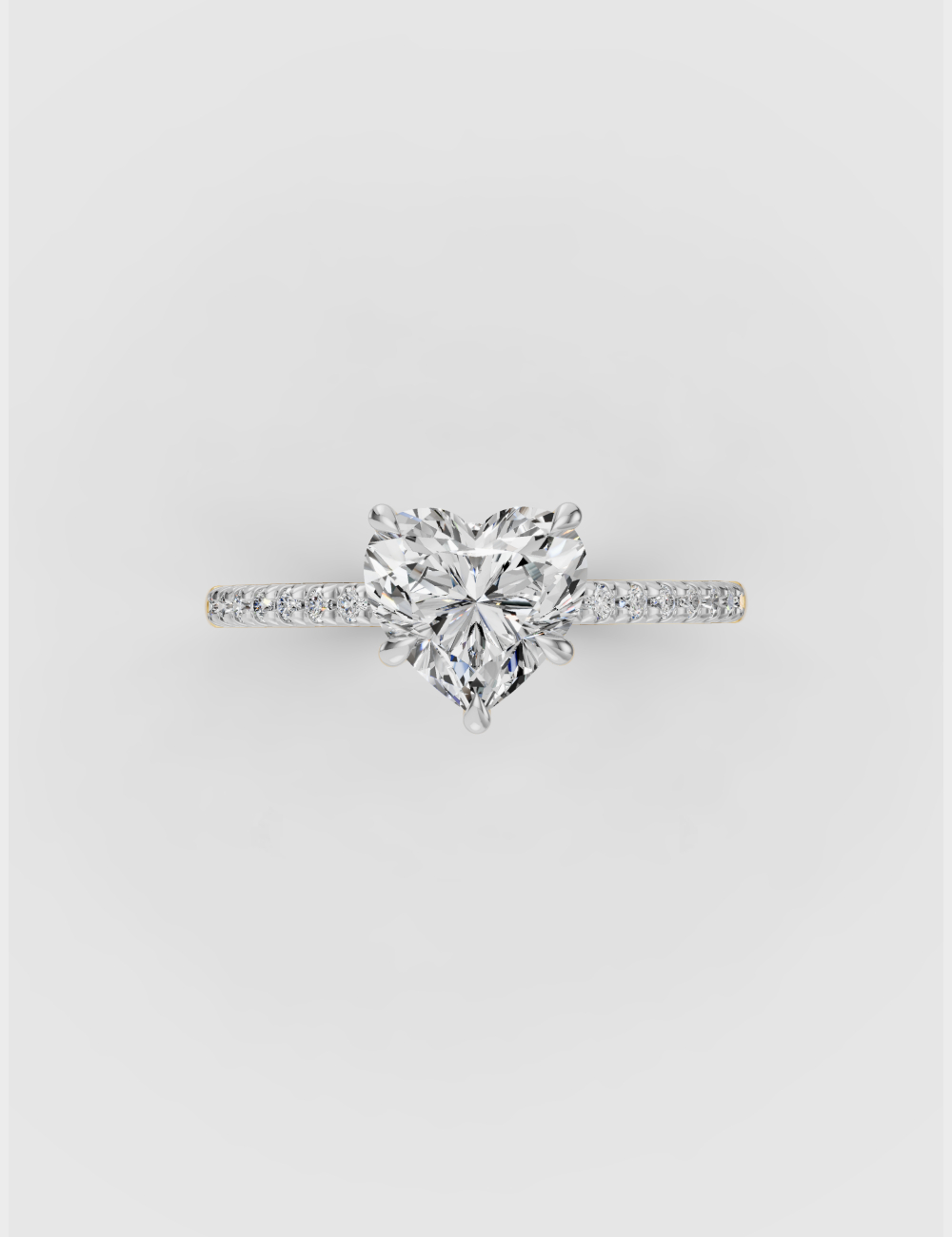 Eternal Love Diamond Ring 1.26 carat FG-VVS, Yellow Gold, large, image 3