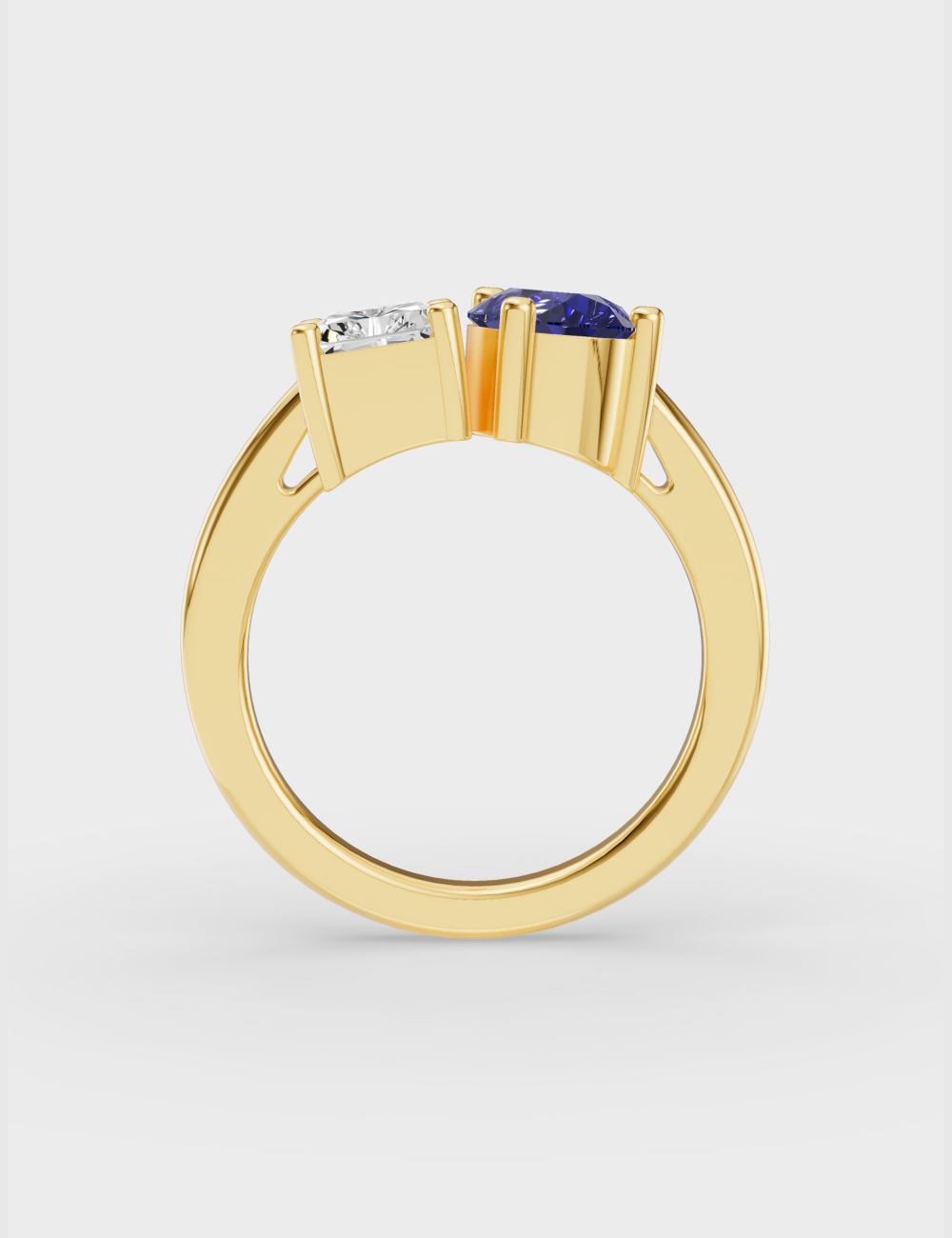 Amore Eterno Diamond Ring 1.3 carat FG-VVS, Yellow Gold, large, image 4