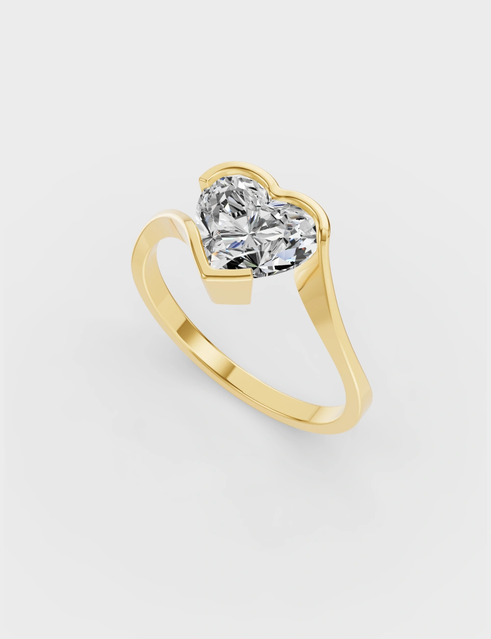 Adorabella Diamond Ring 1.6 Carat FG-VVS, Yellow Gold, large, image 1