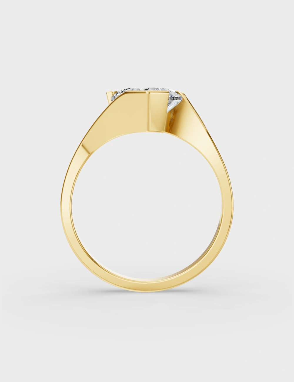 Adorabella Diamond Ring 1.6 Carat FG-VVS, Yellow Gold, large, image 4