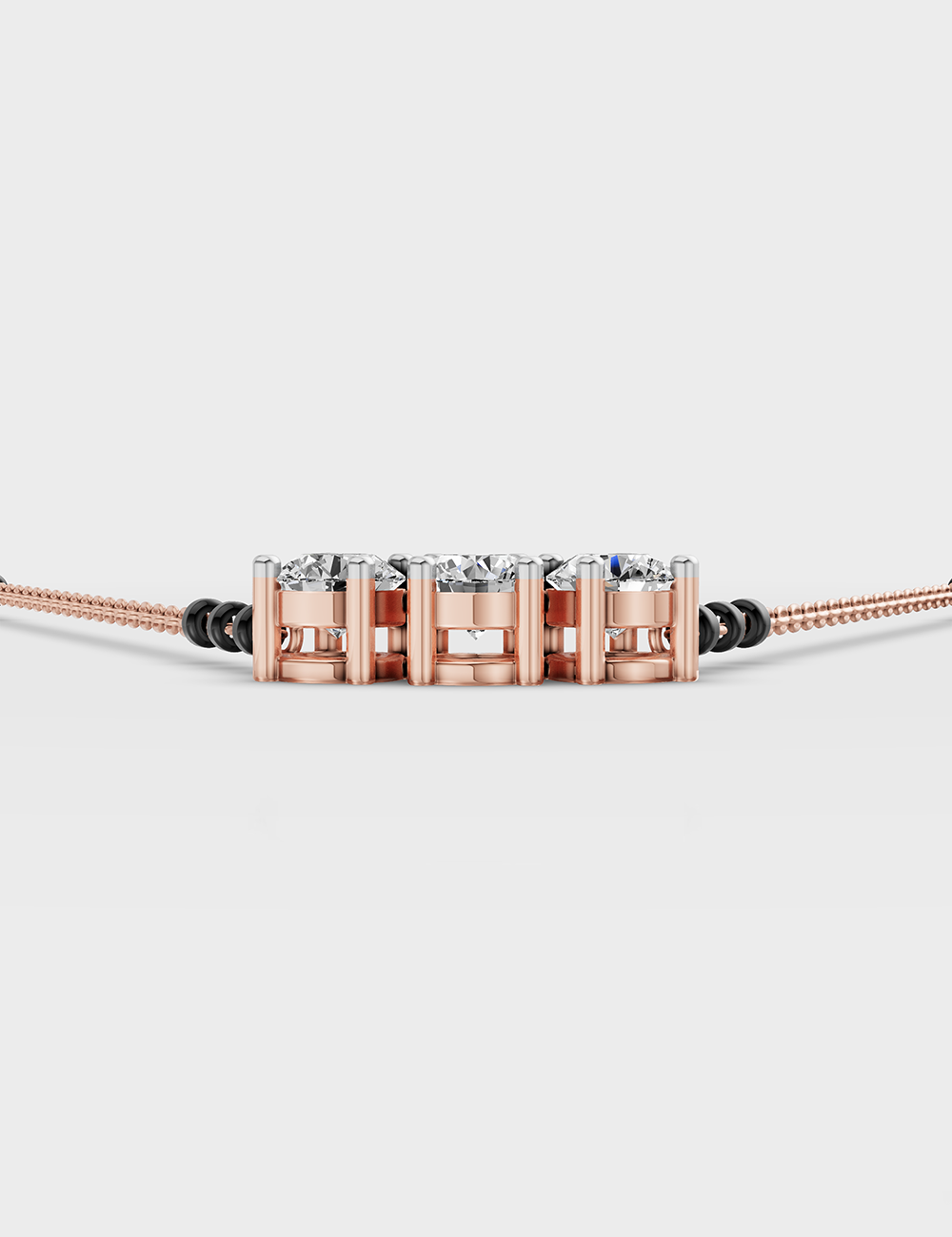 Sublime Solitaire Pendant 90 cent FG-VVS, Rose Gold, large, image 3