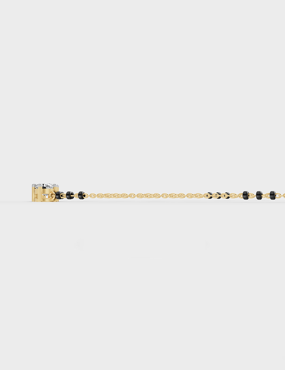 Sublime Solitaire Pendant 90 cent FG-VVS, Yellow Gold, large, image 4