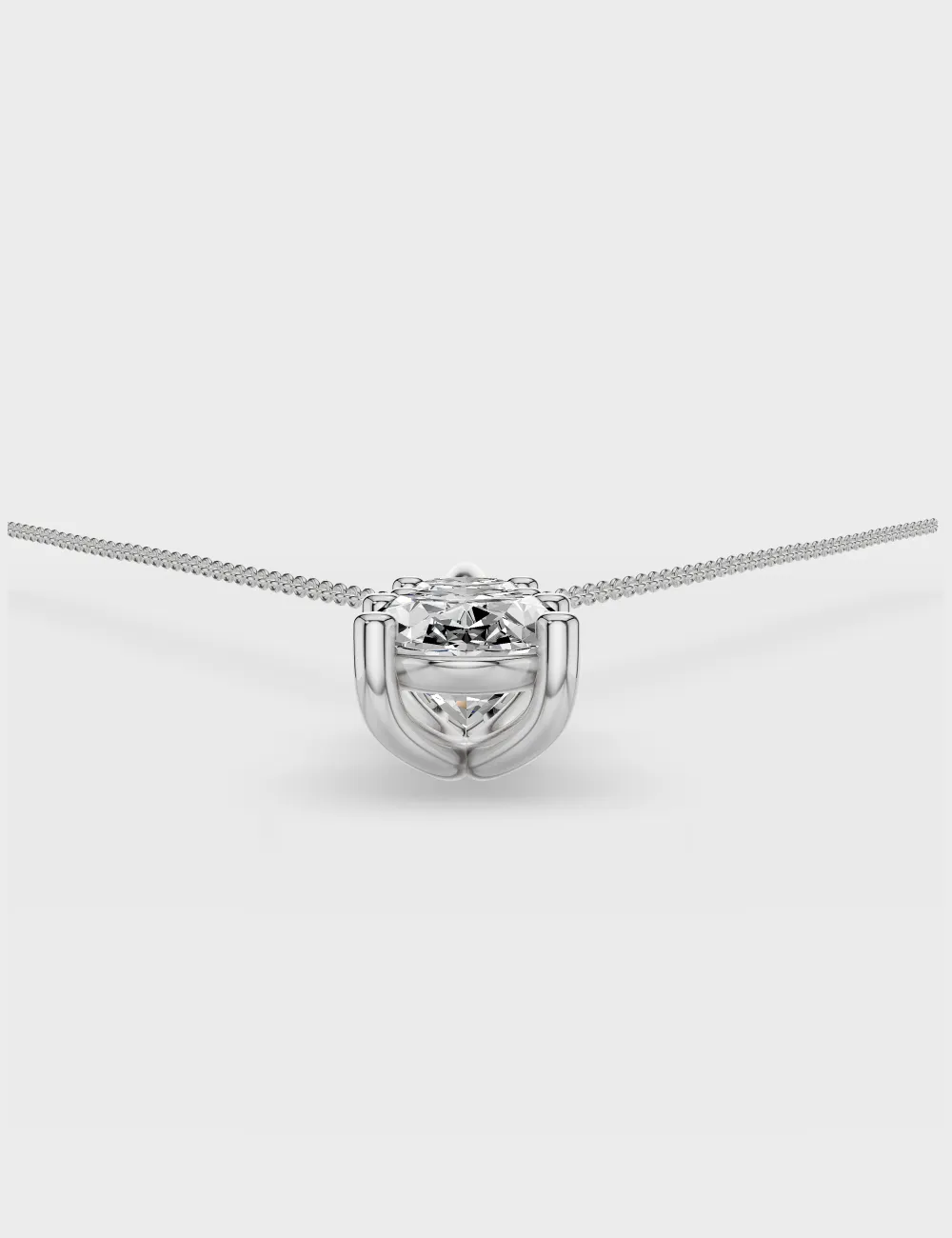 Illume Duo Diamond Pendant 1.32 carat FG-VVS, White Gold, large, image 4