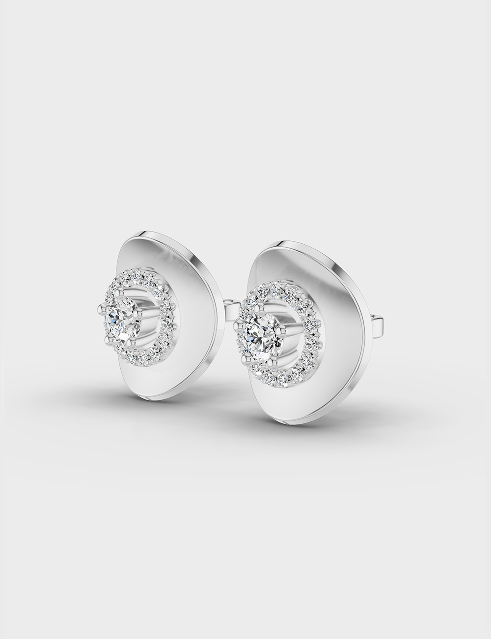 Charming Diamond Studs 32 Cent FG-VVS, , large, image 2