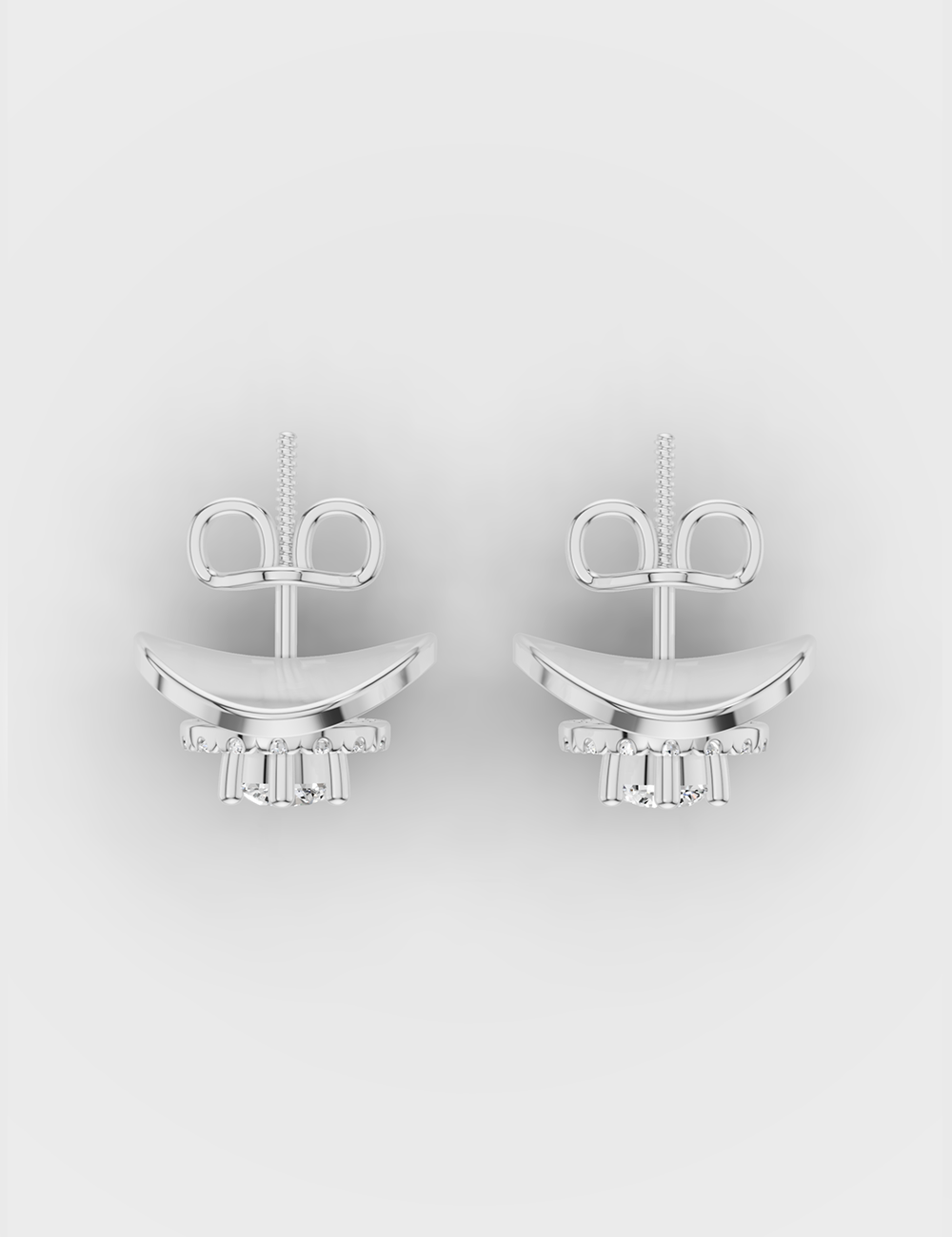 Charming Diamond Studs 32 Cent FG-VVS, , large, image 4