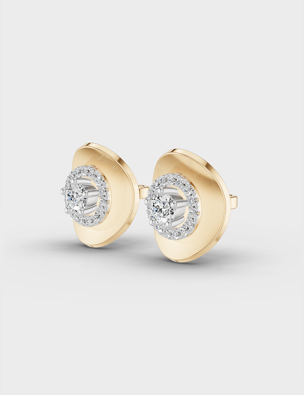 Charming Diamond Studs 32 Cent FG-VVS, , large, image 2