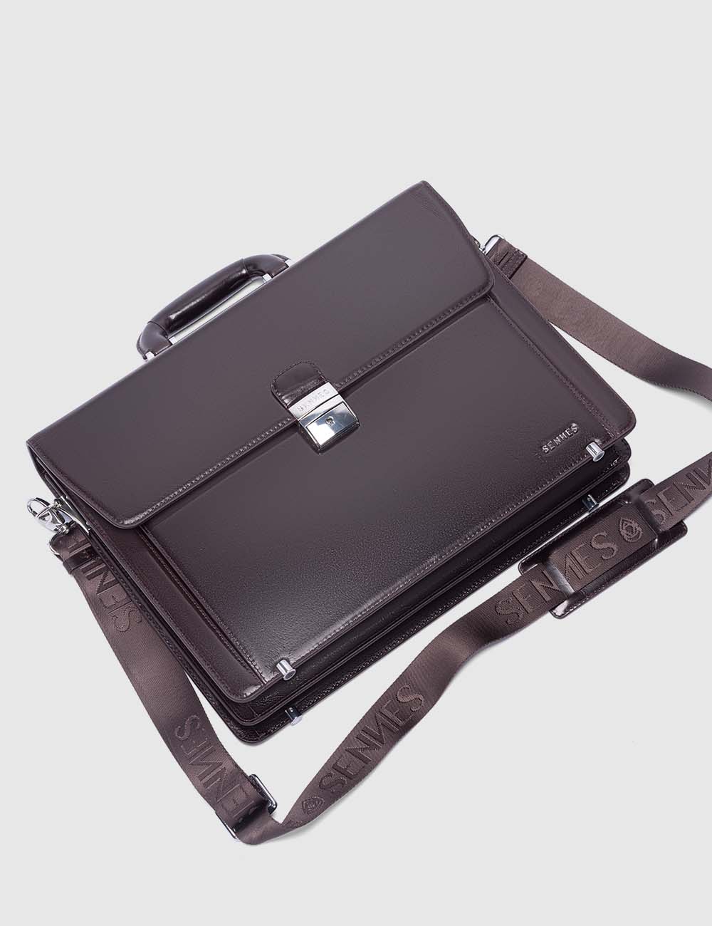 Eterno Laptop Bag, Brown, large, image 9