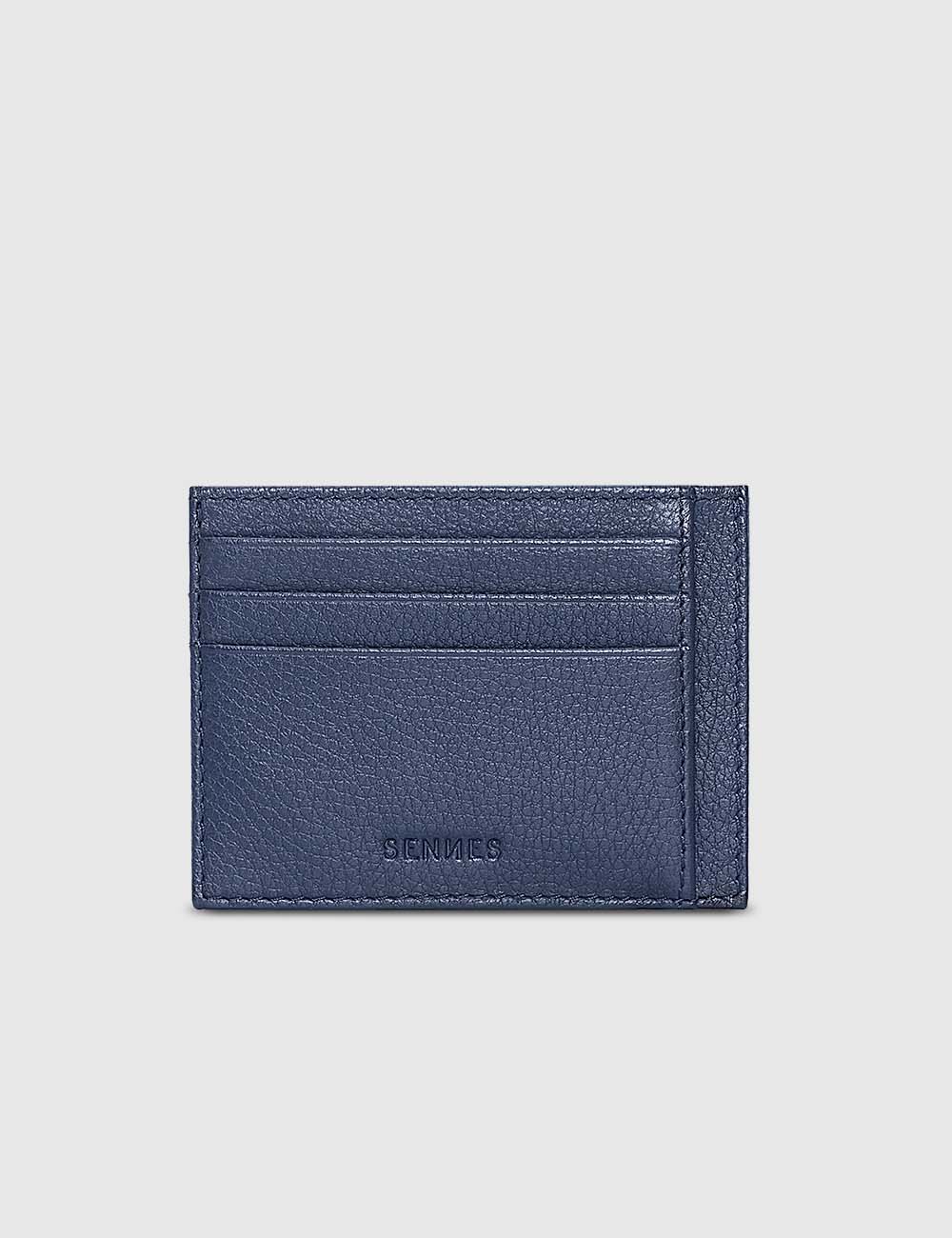 Card Case, Etrograiny Navy, large, image 1