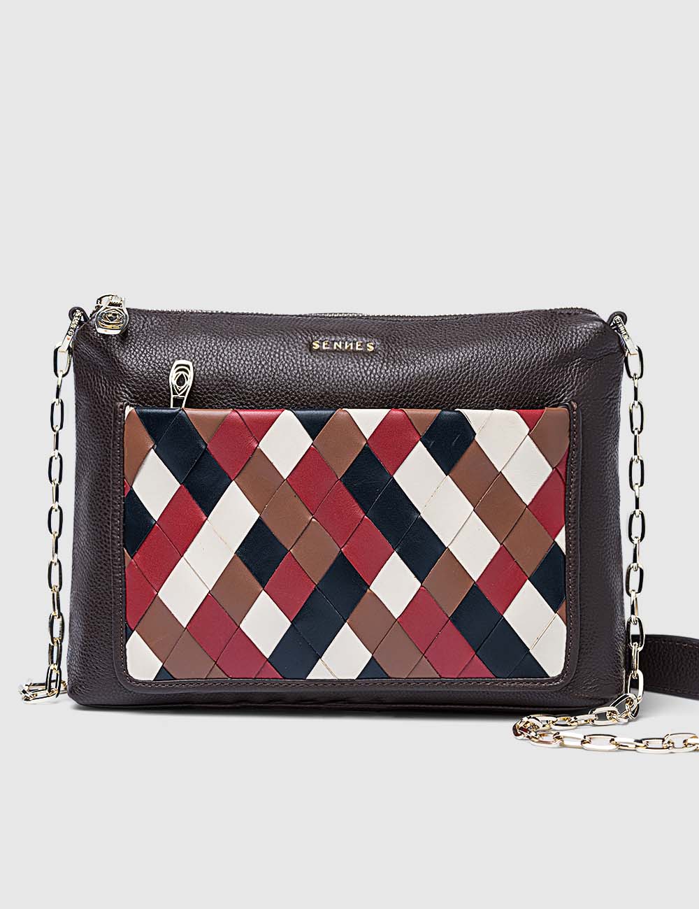 Aria Sling Bag, Dark Brown, large, image 2