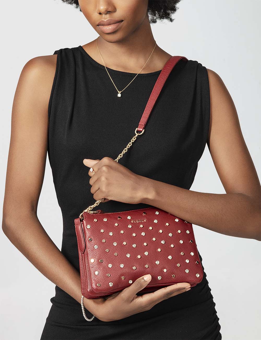 Confetti Crossbody Bag, Red, large, image 5