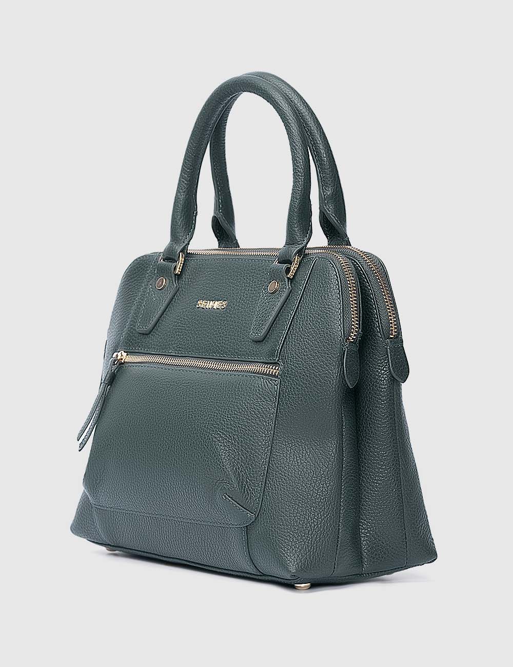 Opera Handbag, Green, large, image 2