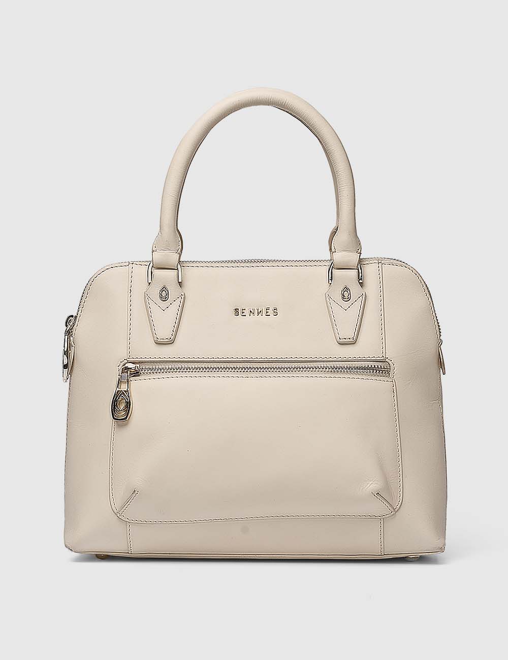 Opera Handbag, Ivory, large, image 1