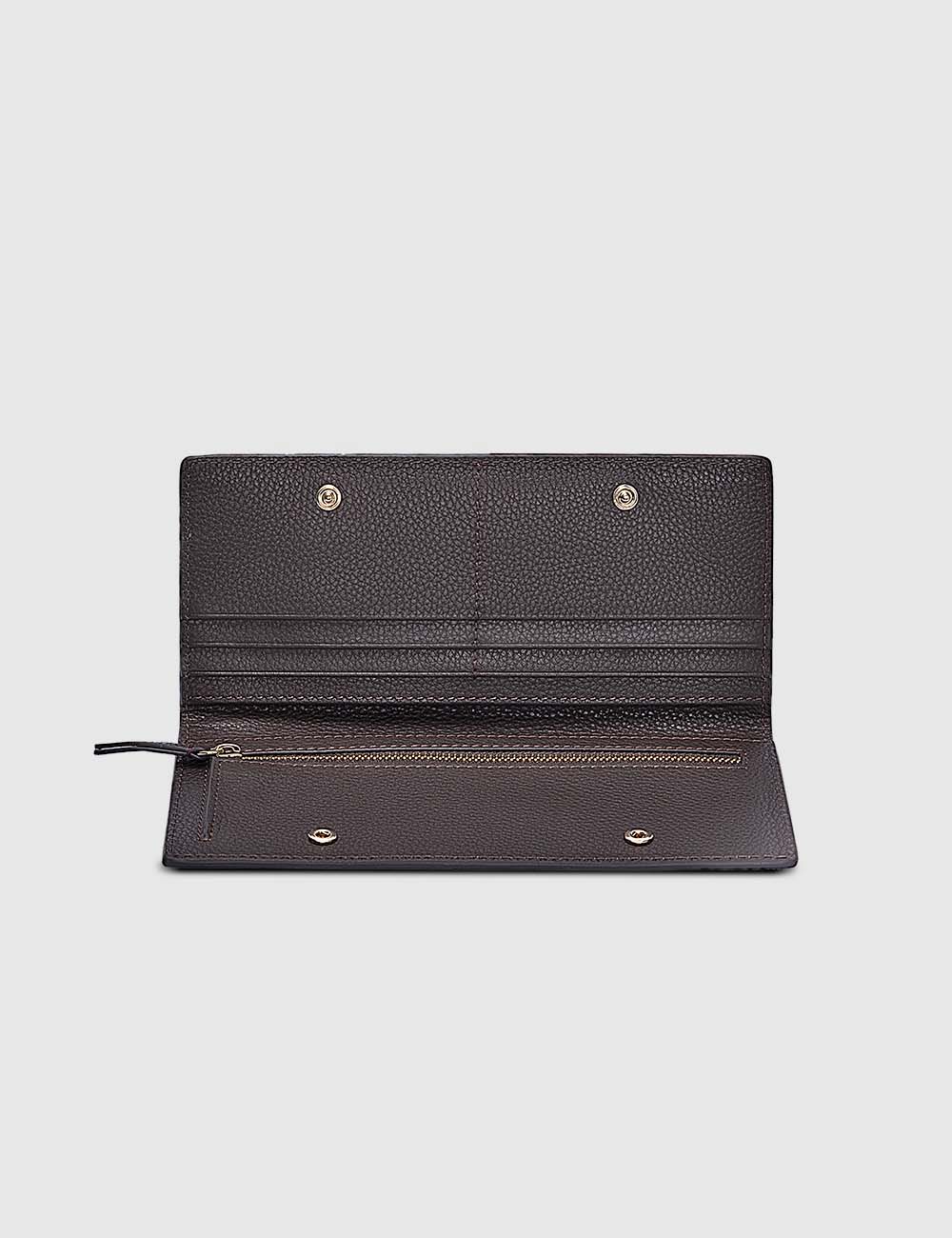 Women's Wallet, Dark Brown, large, image 3